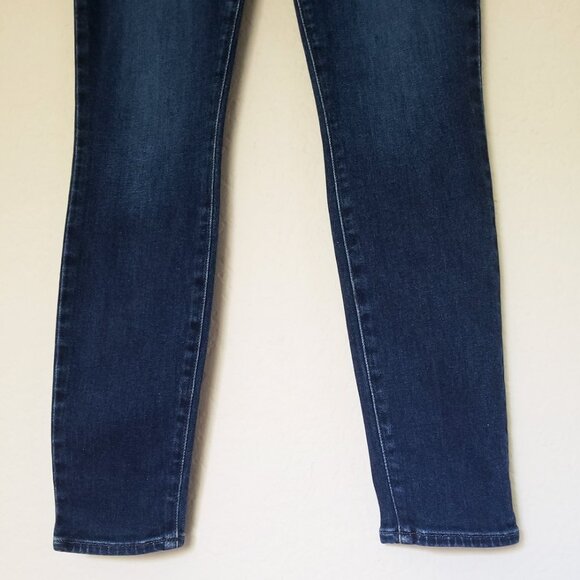 Paige Emmie Ankle High Rise Button Front Skinny Jeans in Model Denim 27 $249 - Picture 13 of 16